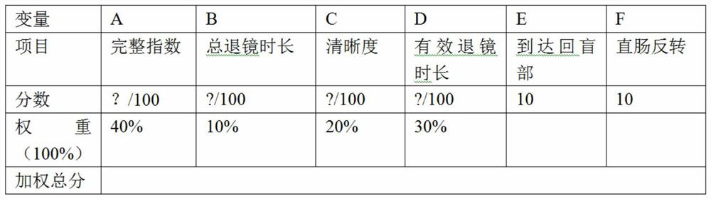 Enteroscopy quality standard and scoring system based on image recognition