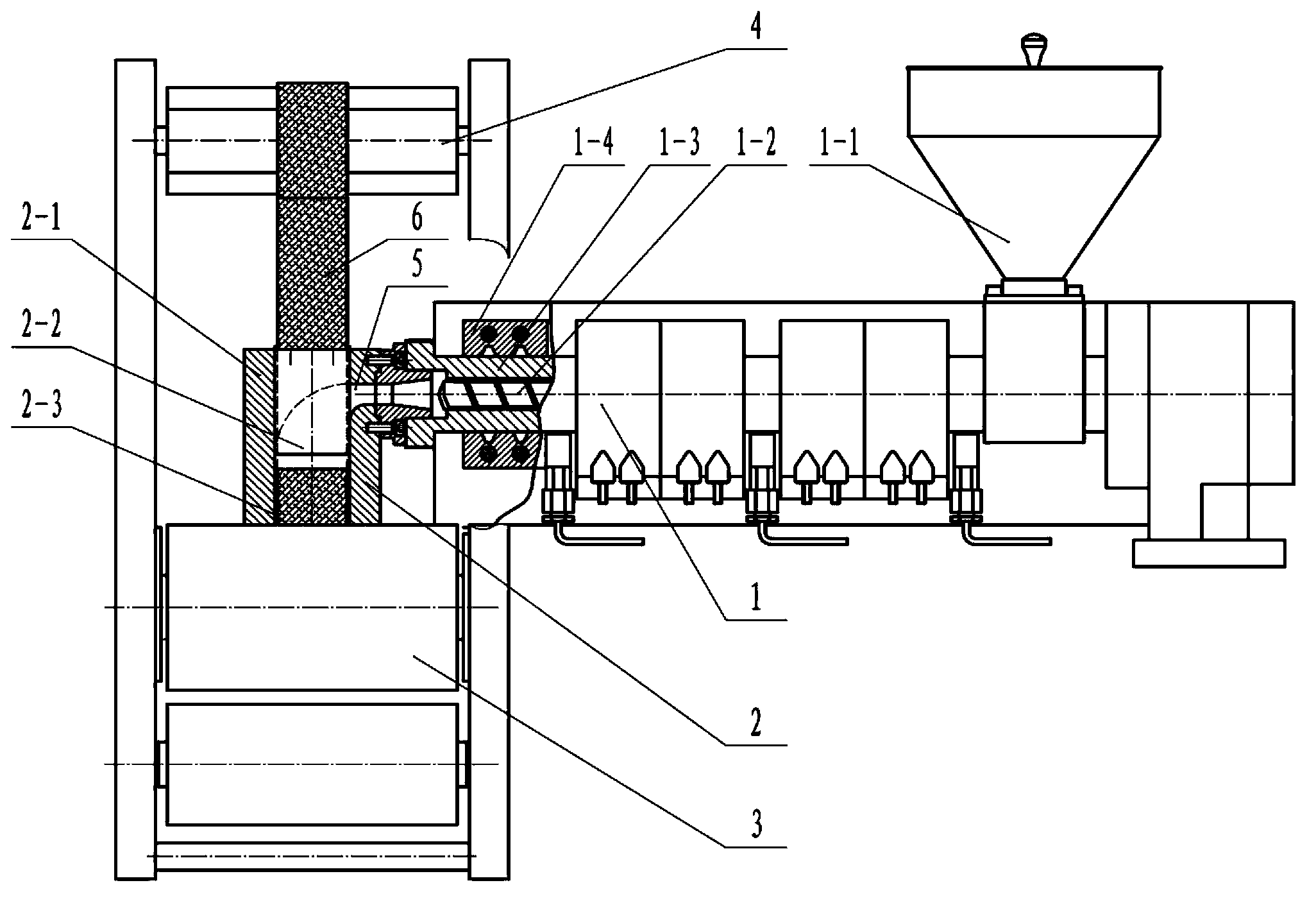 Fusion coating roll-forming method and device for homopolymer composite material