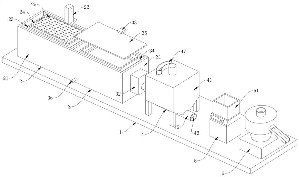 Production device and production process applied to straw combustion particles