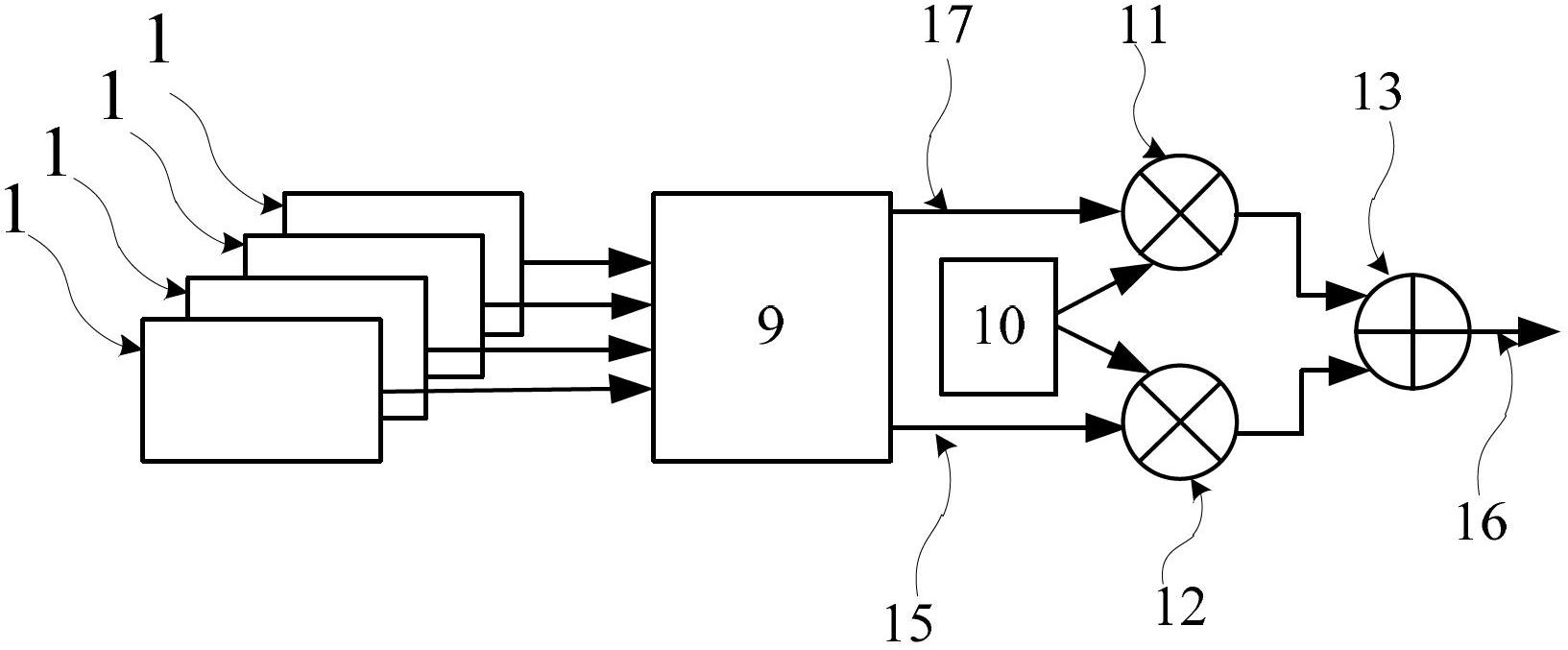 Constant envelop multiplexing method, generating device and receiving method for navigation signal