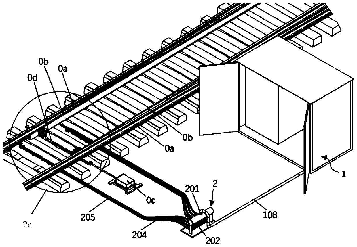 Turnout snow melting and anti-icing structure and method