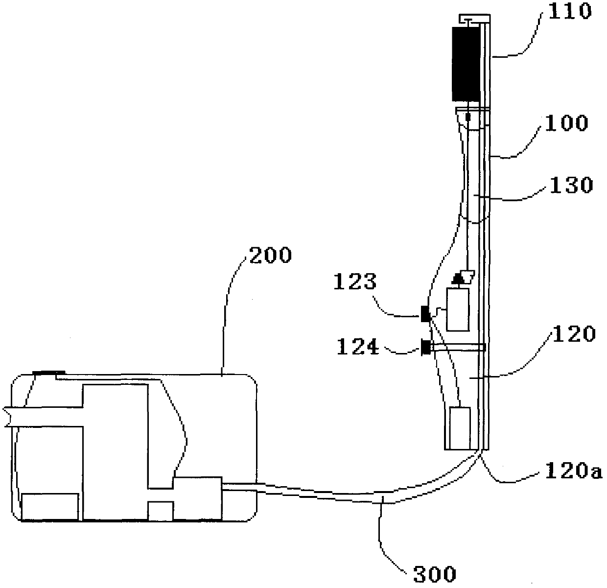 Electric toothbrush with water spray function