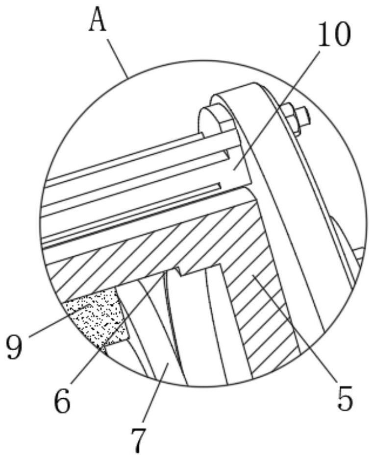 Main shaft brake mechanism based on magnetorheological fluid