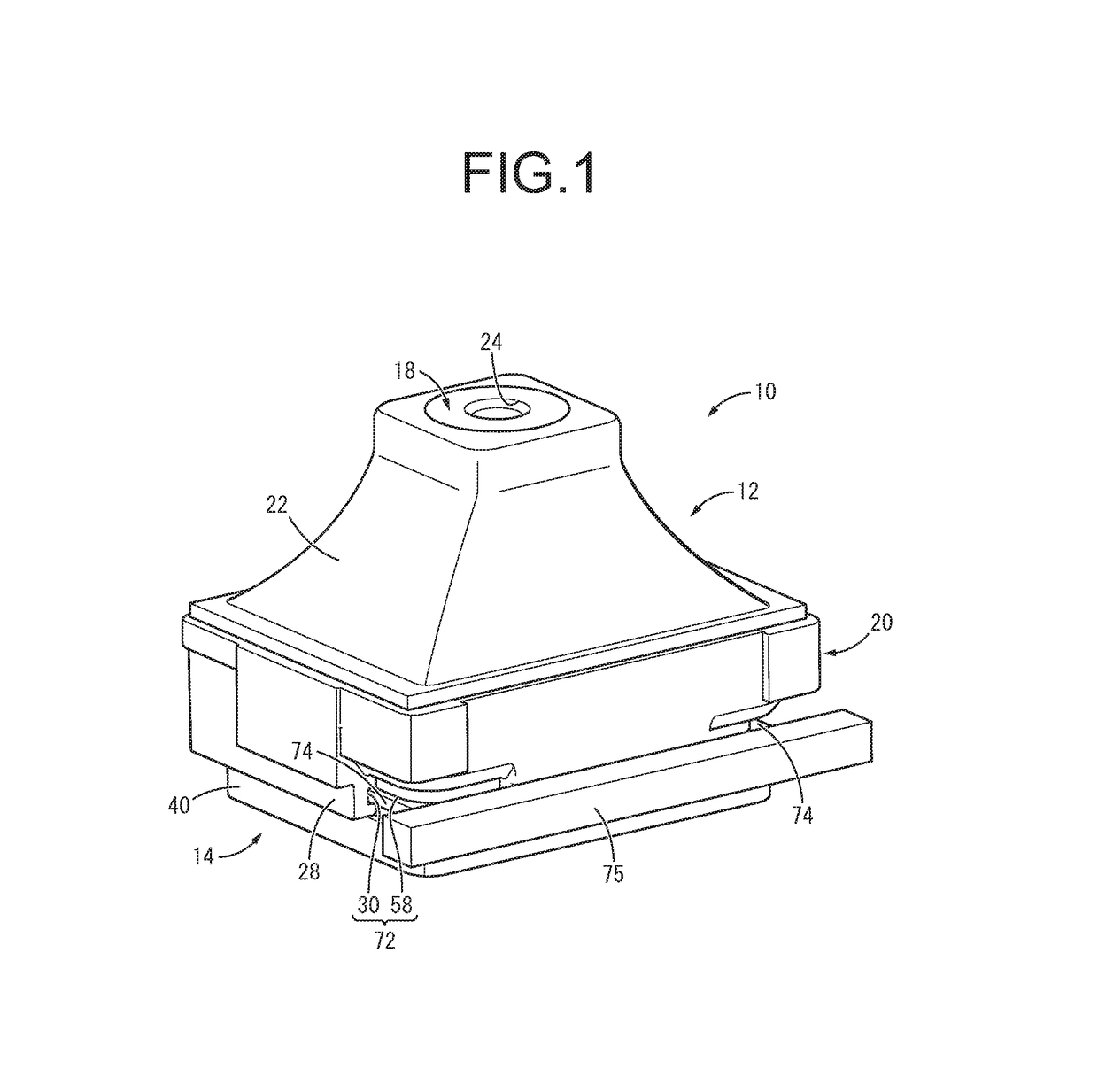 Fluid-filled vibration damping device