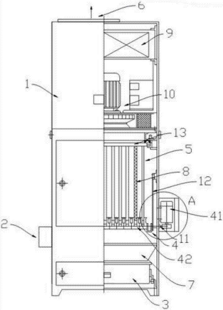 Dusting machine