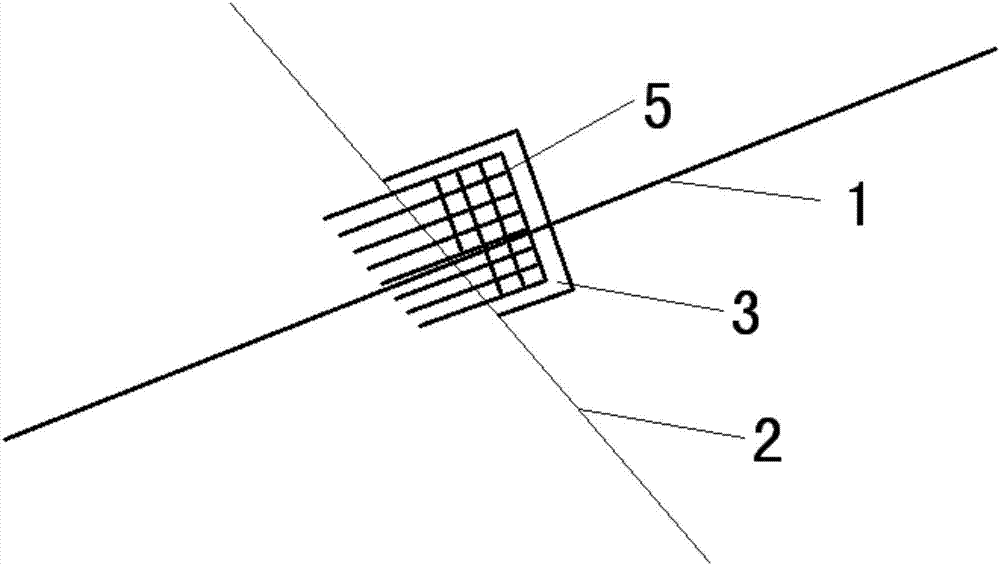 Slope supporting structure and method