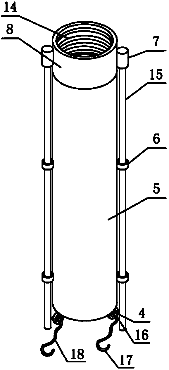 Filter bag convenient to disassemble and change and mounting method of filter bag