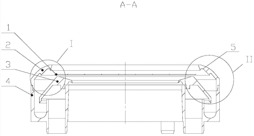 An anti-splash and anti-adhesion type process cavity for a track machine uniforming unit