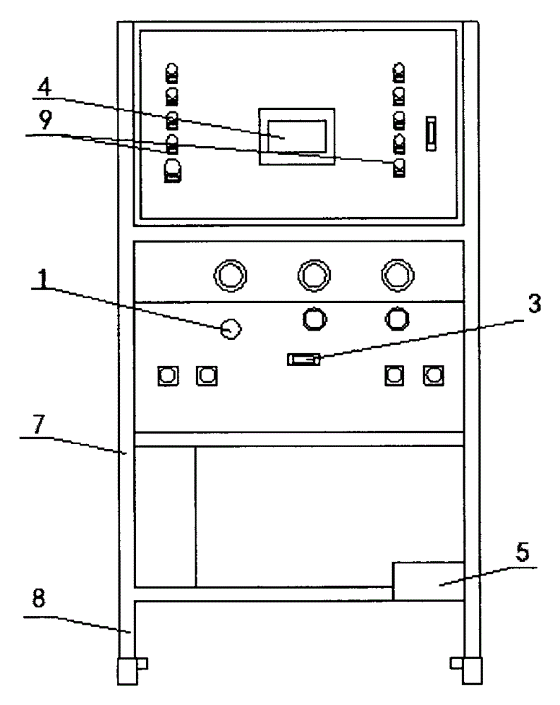 Plate hose clogging test machine