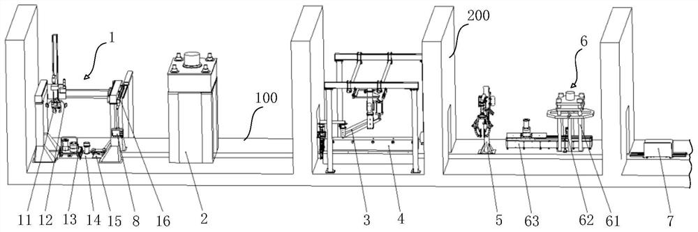 Powder forming production line and control method