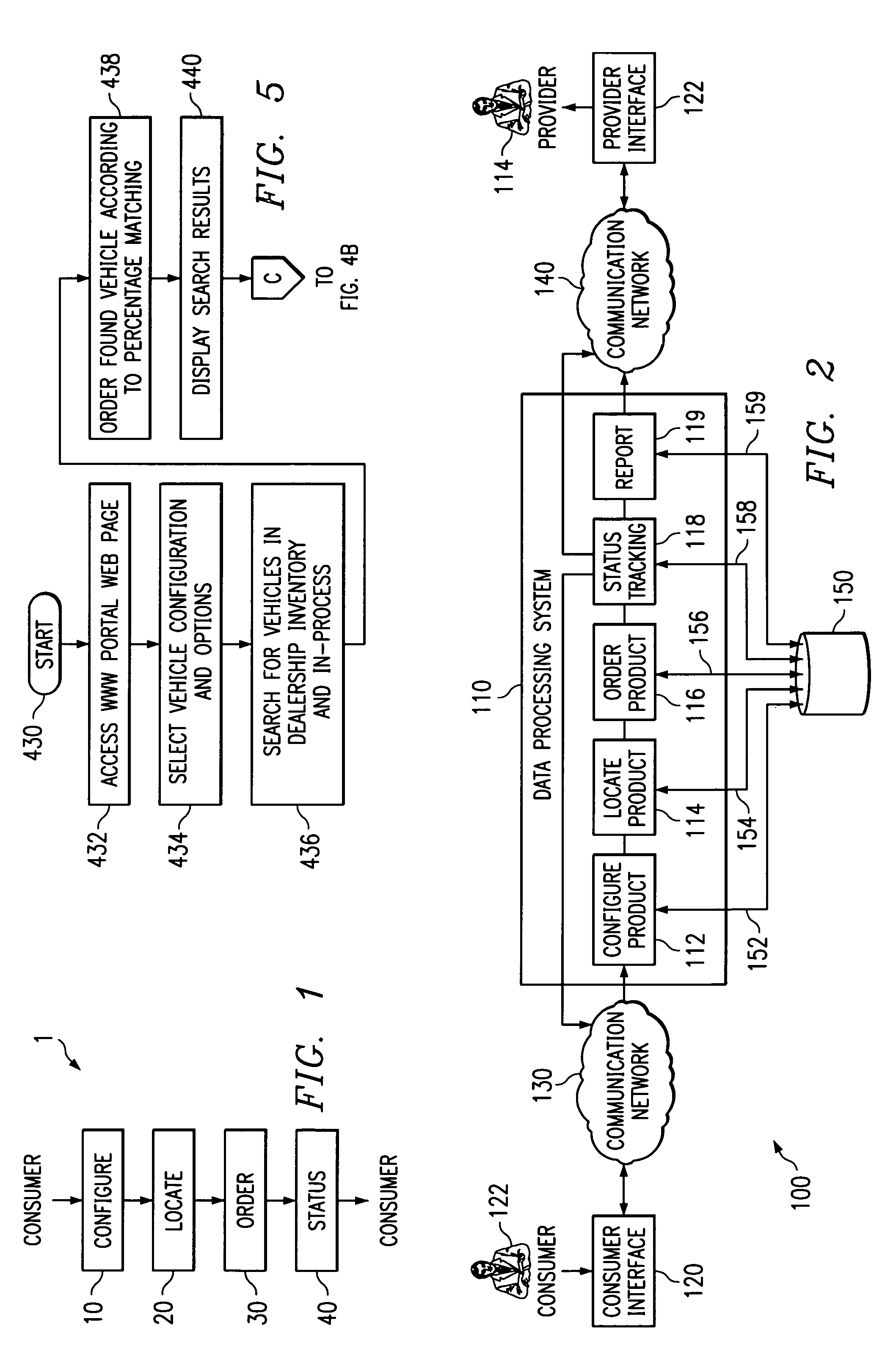 Online system and method of status inquiry and tracking related to orders for consumer product having specific configurations