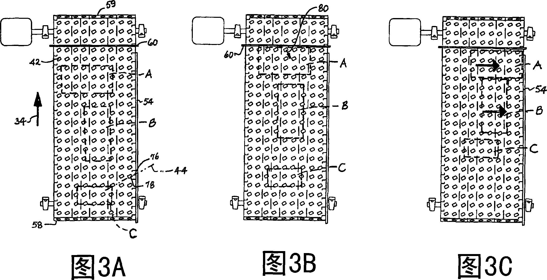 Roller-belt conveyor for accumulating and moving articles laterally across the conveyor