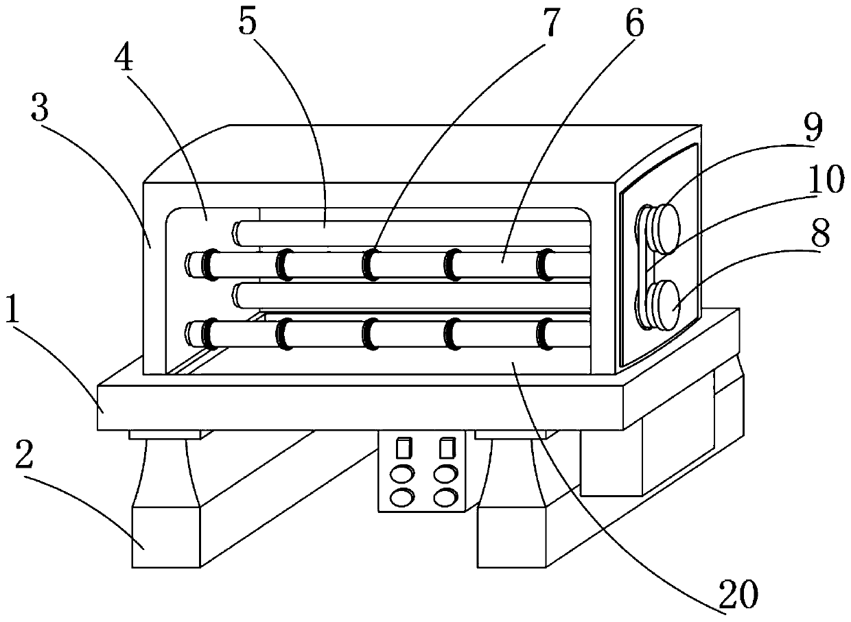 High-efficiency slitting machine for mixing rubber