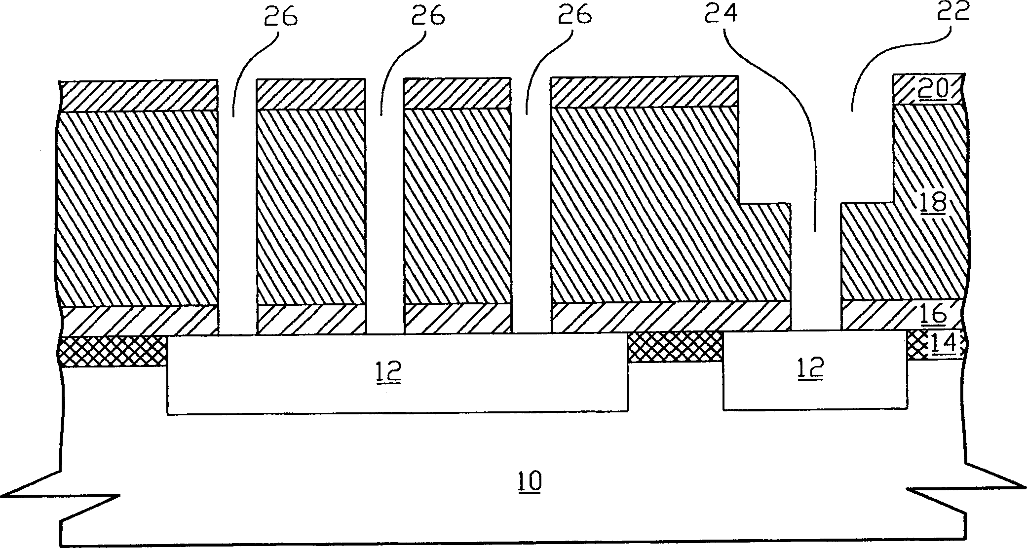 Embedded capacitor structure used for logic integrated cireuit