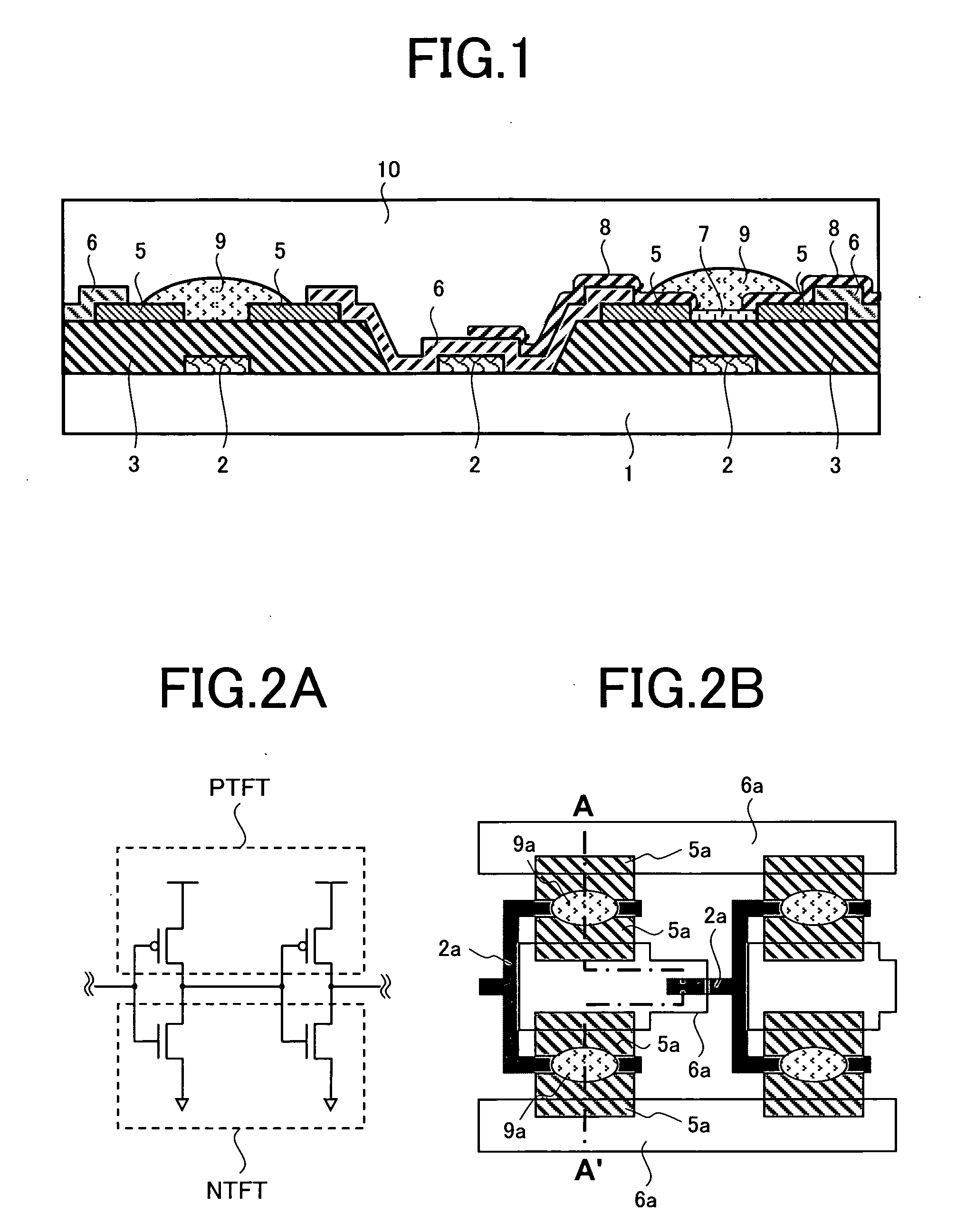 Thin-film transistor device and a method for manufacturing the same