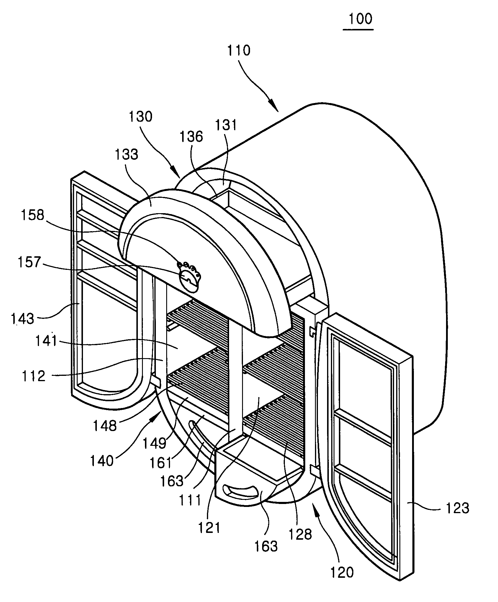 Multi-functional child care storage and inner case thereof