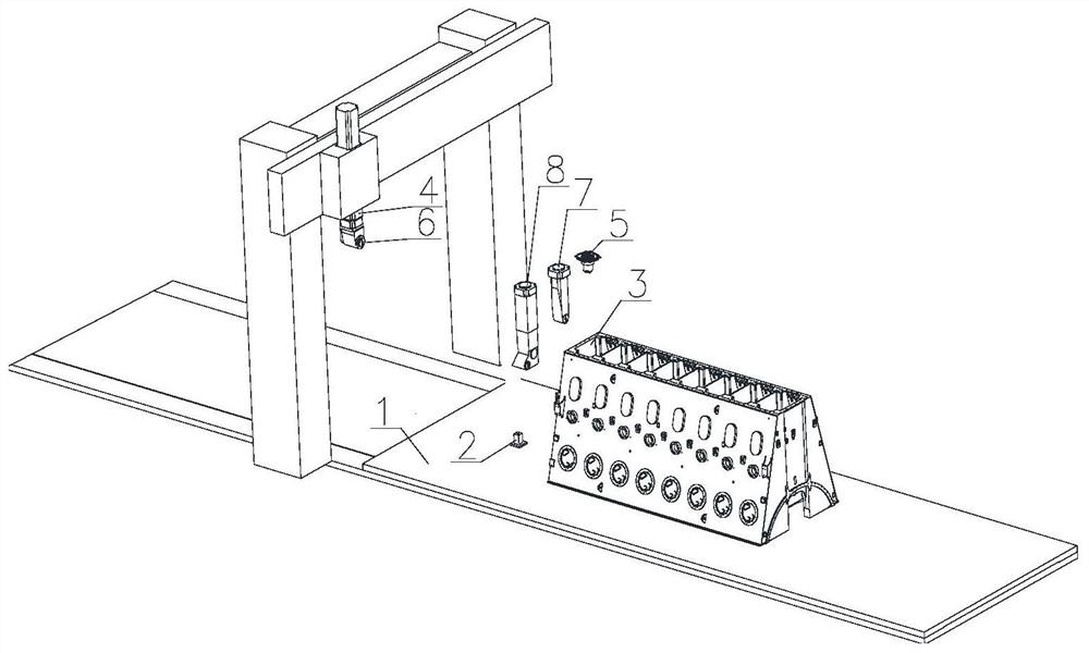 Parameterized machining method of rack on numerical control planer type milling machine
