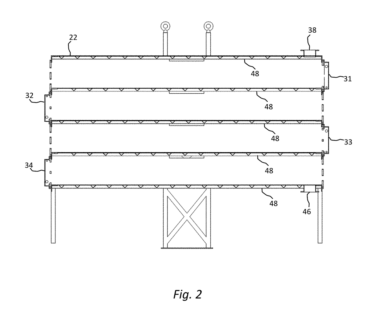 Heat exchanger with thermal fluid-containing shaft and shaft-riding auger for solids and slurries