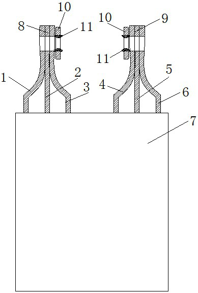 A method for piercing the lead wire of an aluminum electrolytic capacitor core