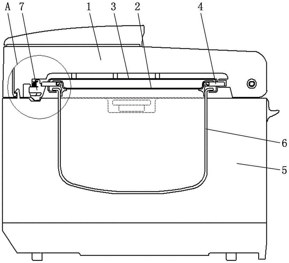 Pressure cooker with removable inner lid