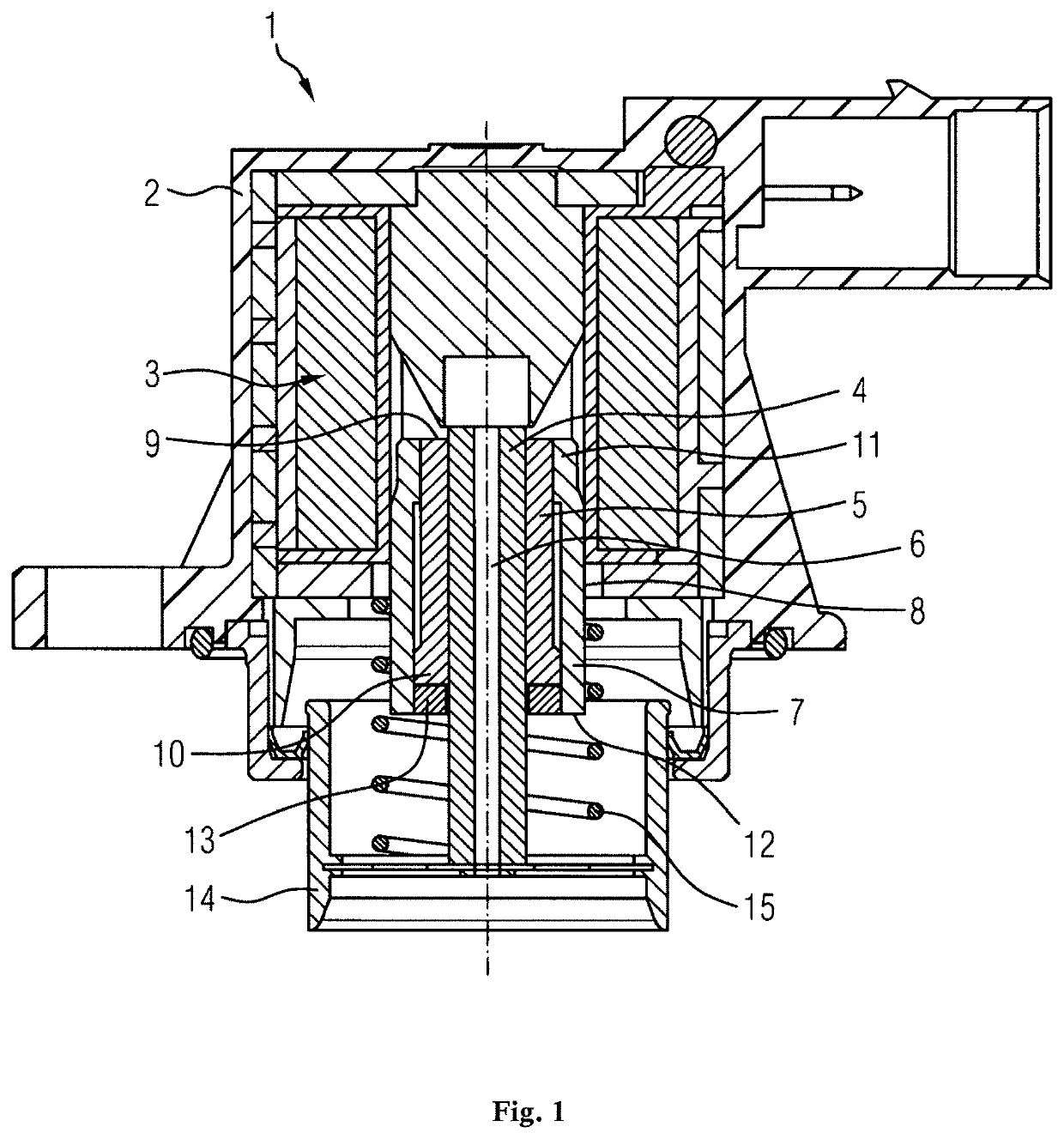 Blow-off valve with dual axis internal seal ring