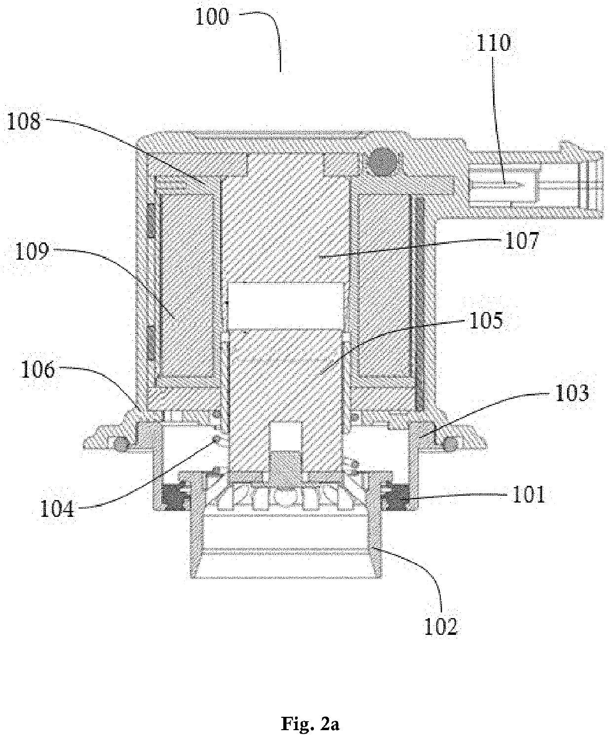 Blow-off valve with dual axis internal seal ring