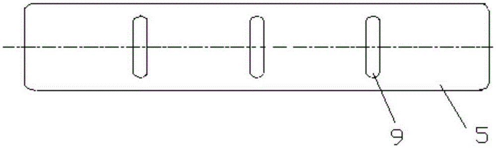 Stamping die for left bent seat lining board of bulldozer