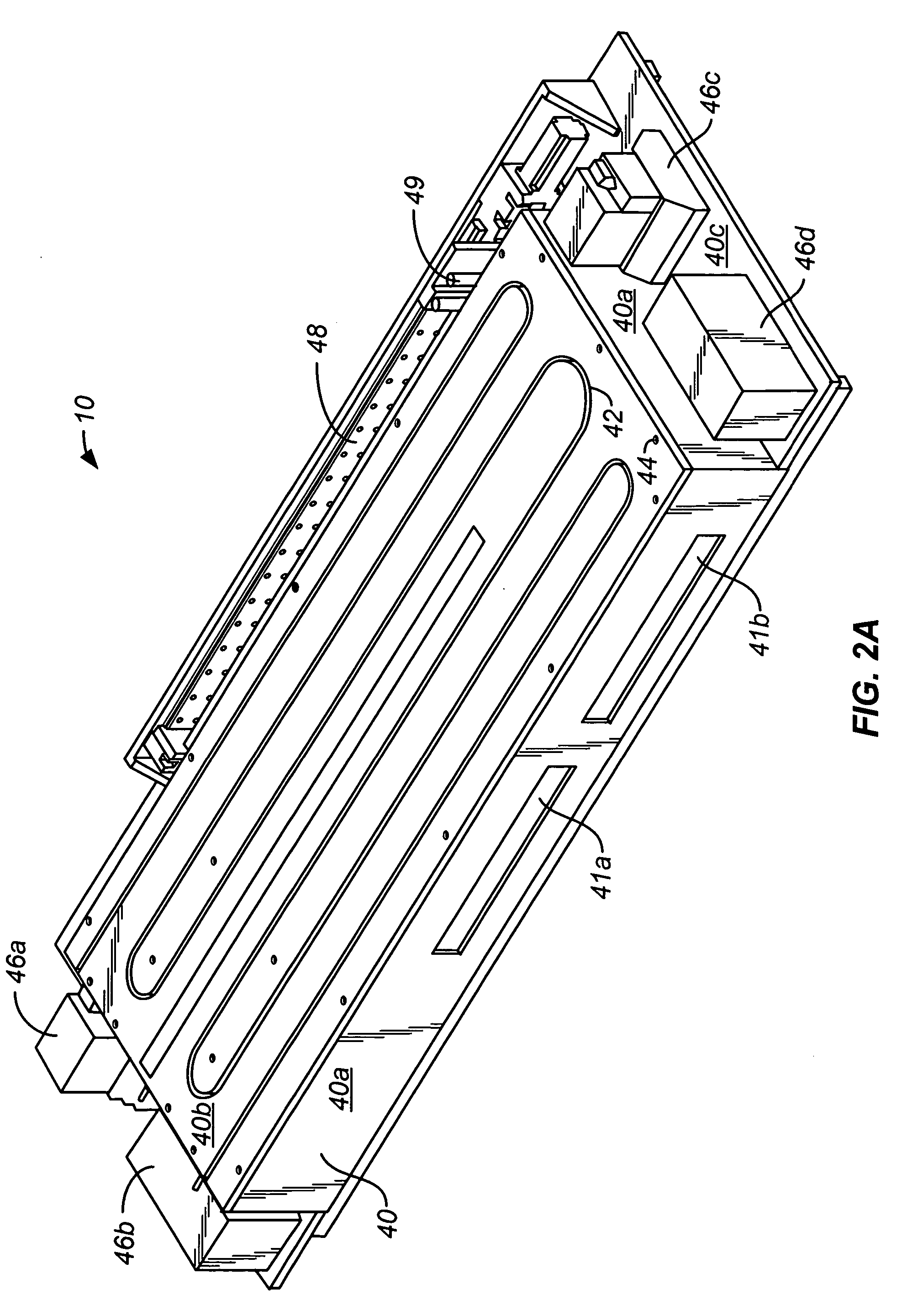 Integrated thermal unit having a shuttle with two-axis movement