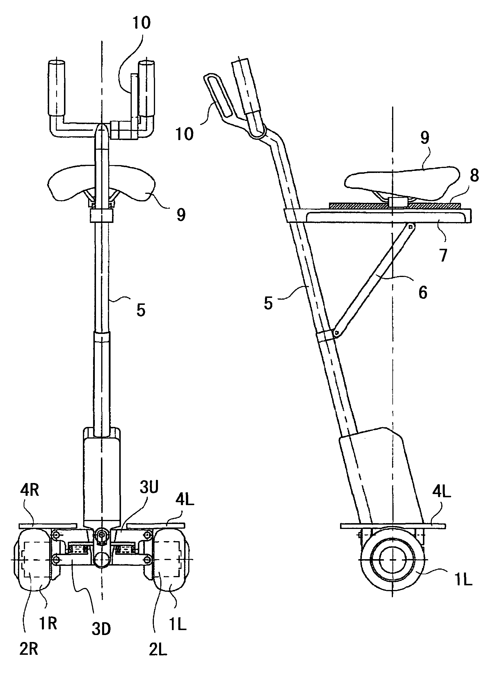 Traveling apparatus