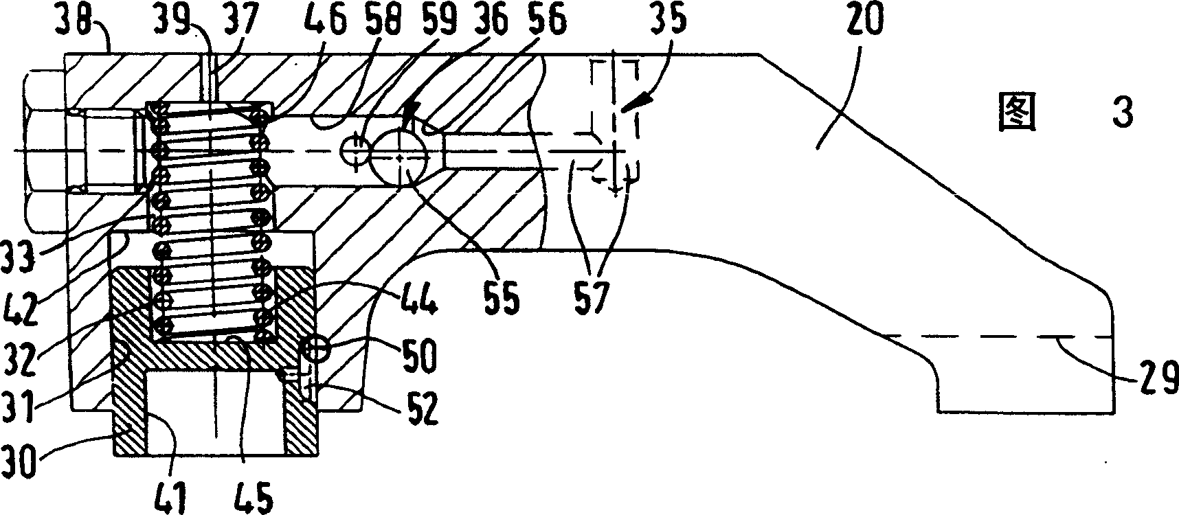 Exhaust braking device for a 4-stroke internal piston combustion engine