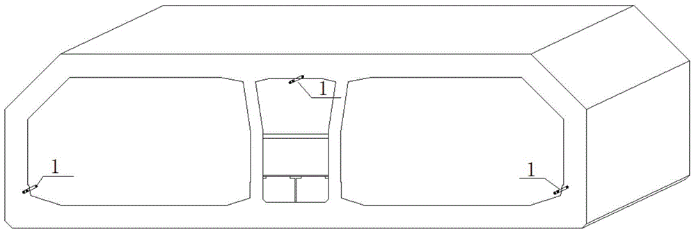 Immersed tube tunnel construction monitoring system and construction technology thereof