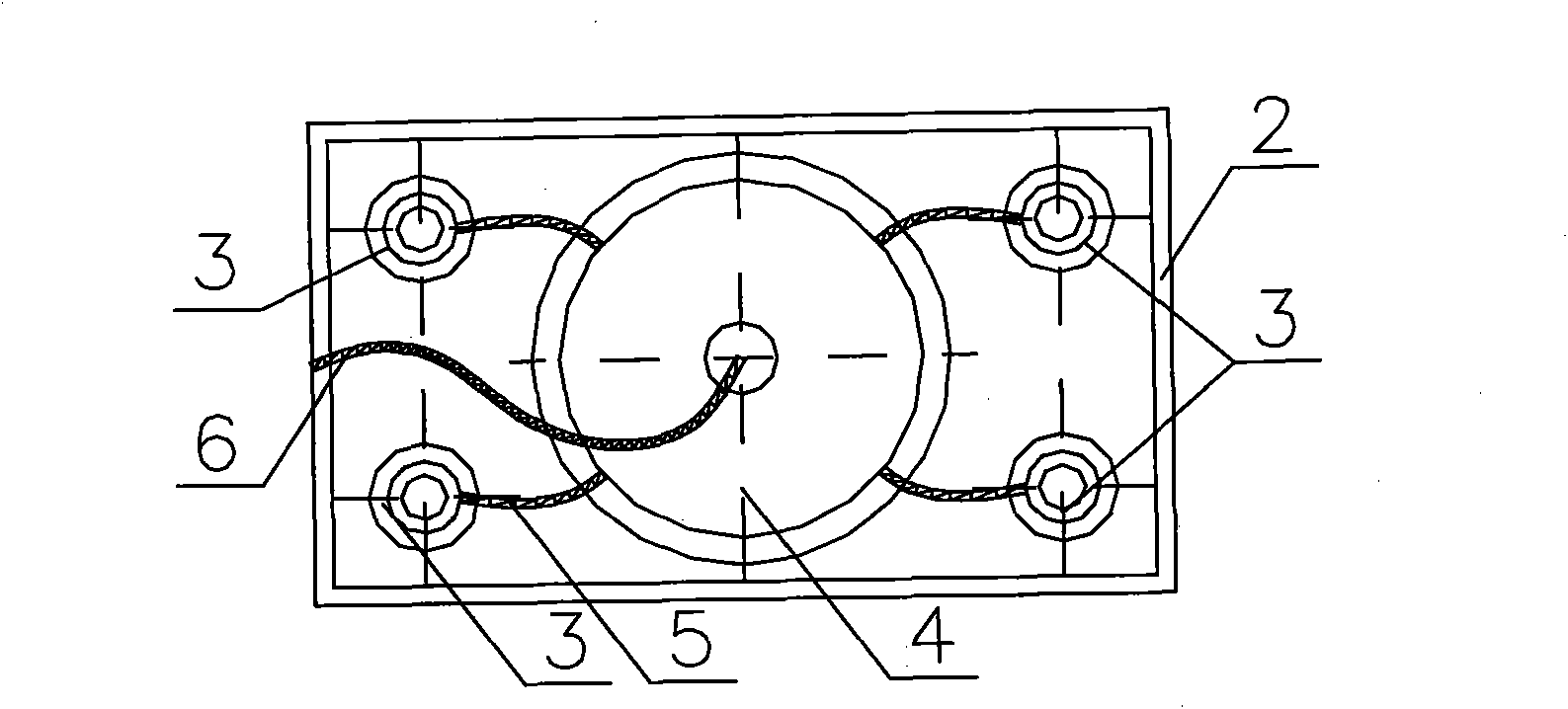 Pressure stabilizing device for hydraulic loading