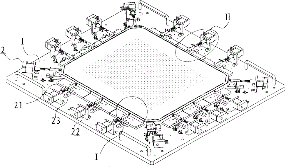 Stretching Mechanism for Metal Mask Stretcher