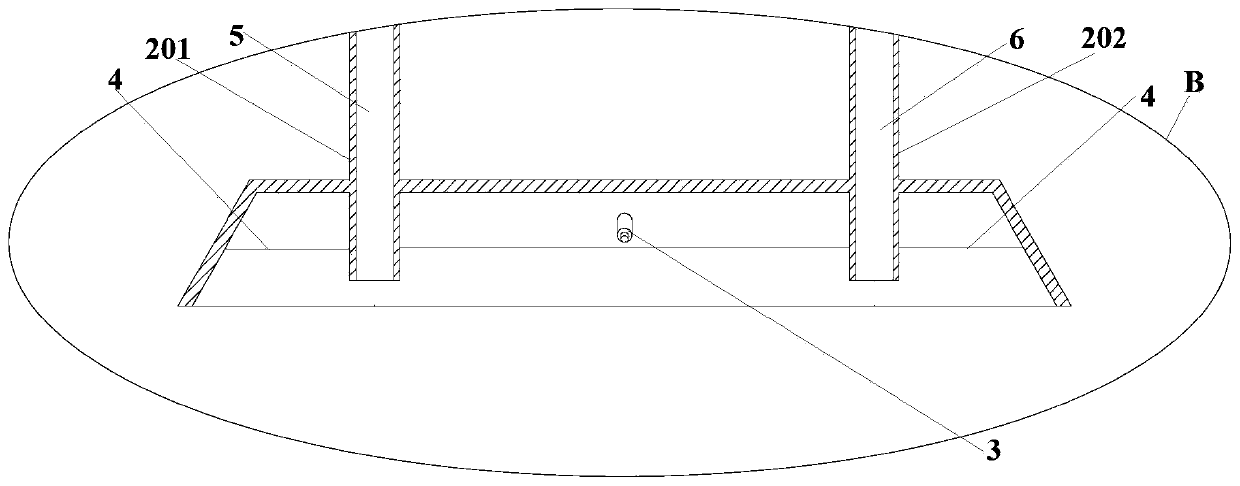 Experimental device for gas explosion teaching demonstration