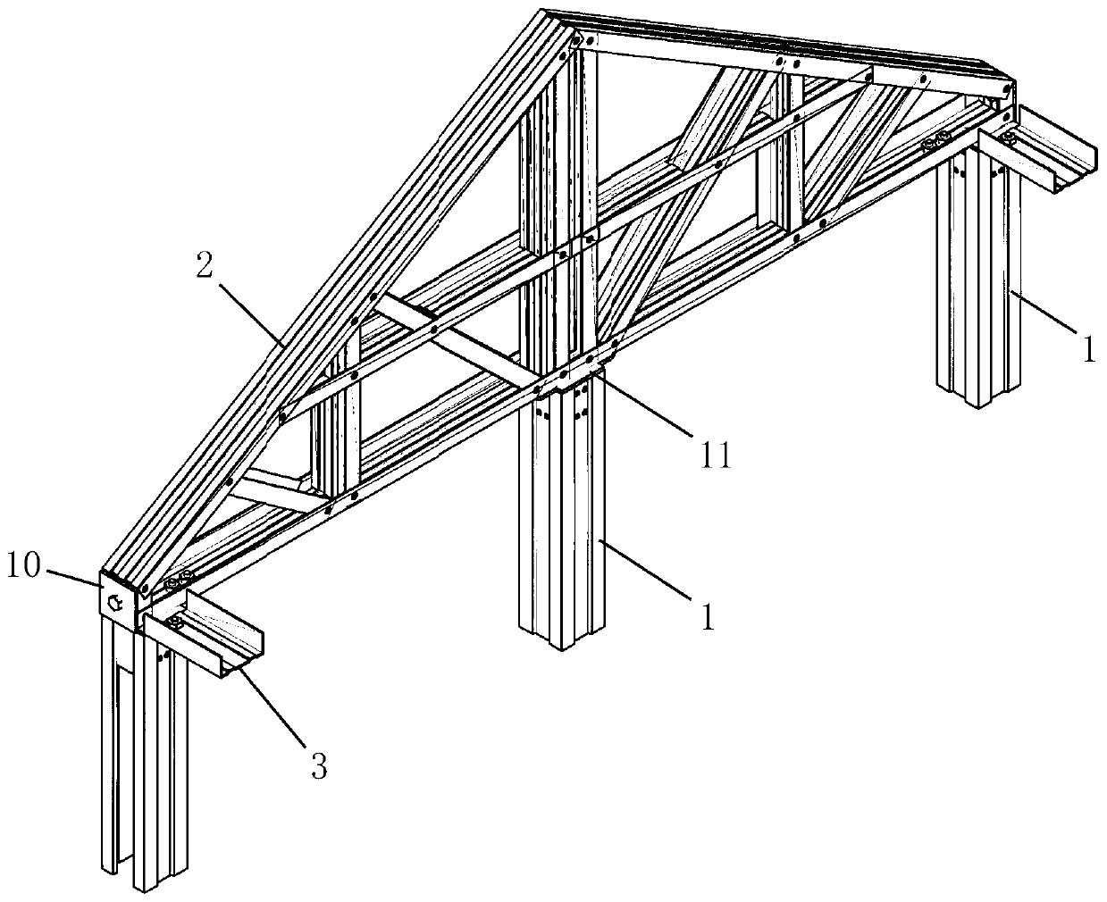 Assembled house structure