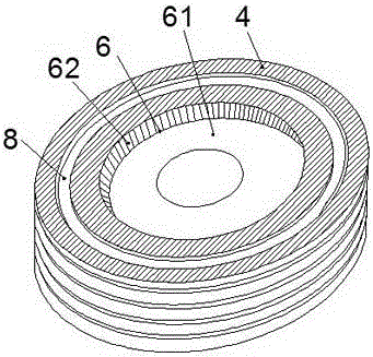 Magnetofluid sealing device with bearing cap