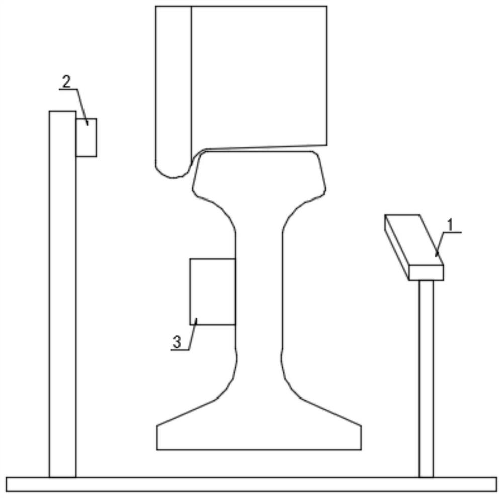 A device and method for online measurement of rail vehicle wheel cake parameters