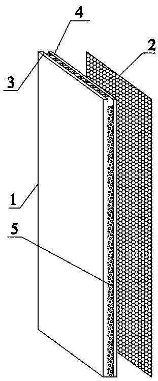 Heat insulation light transmission curtain for classroom and preparation method