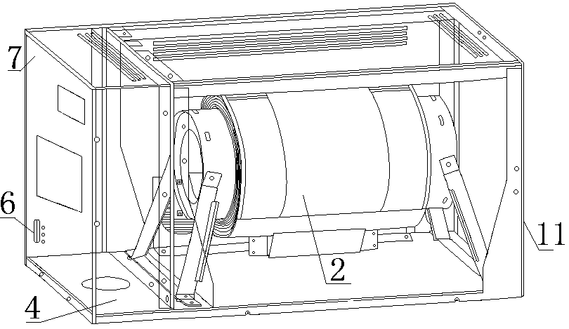 Electrochemical ceramic membrane oxygen generating system with self-heating function