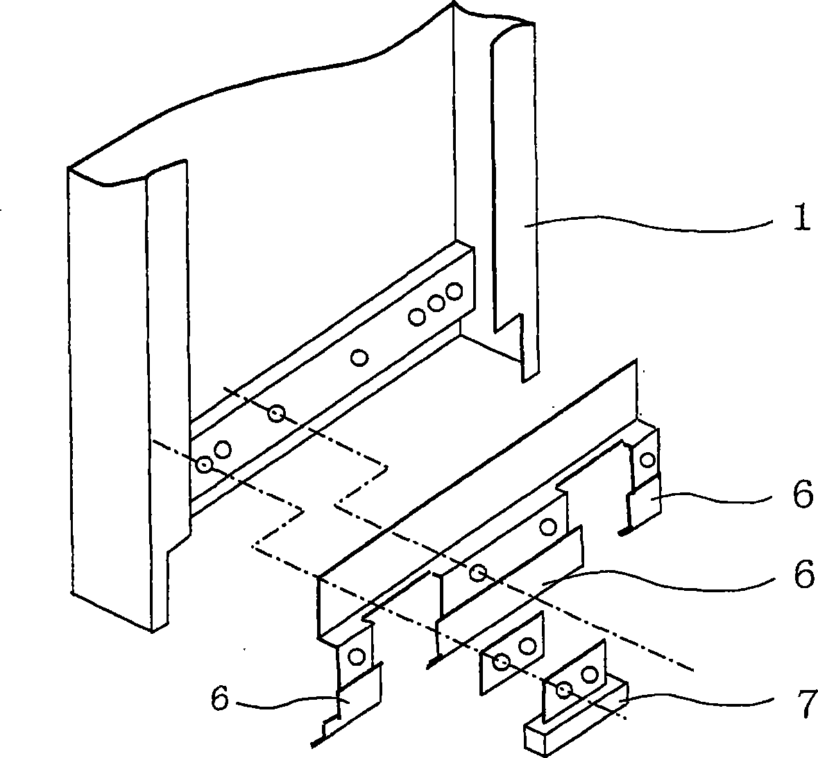 Elevator door device