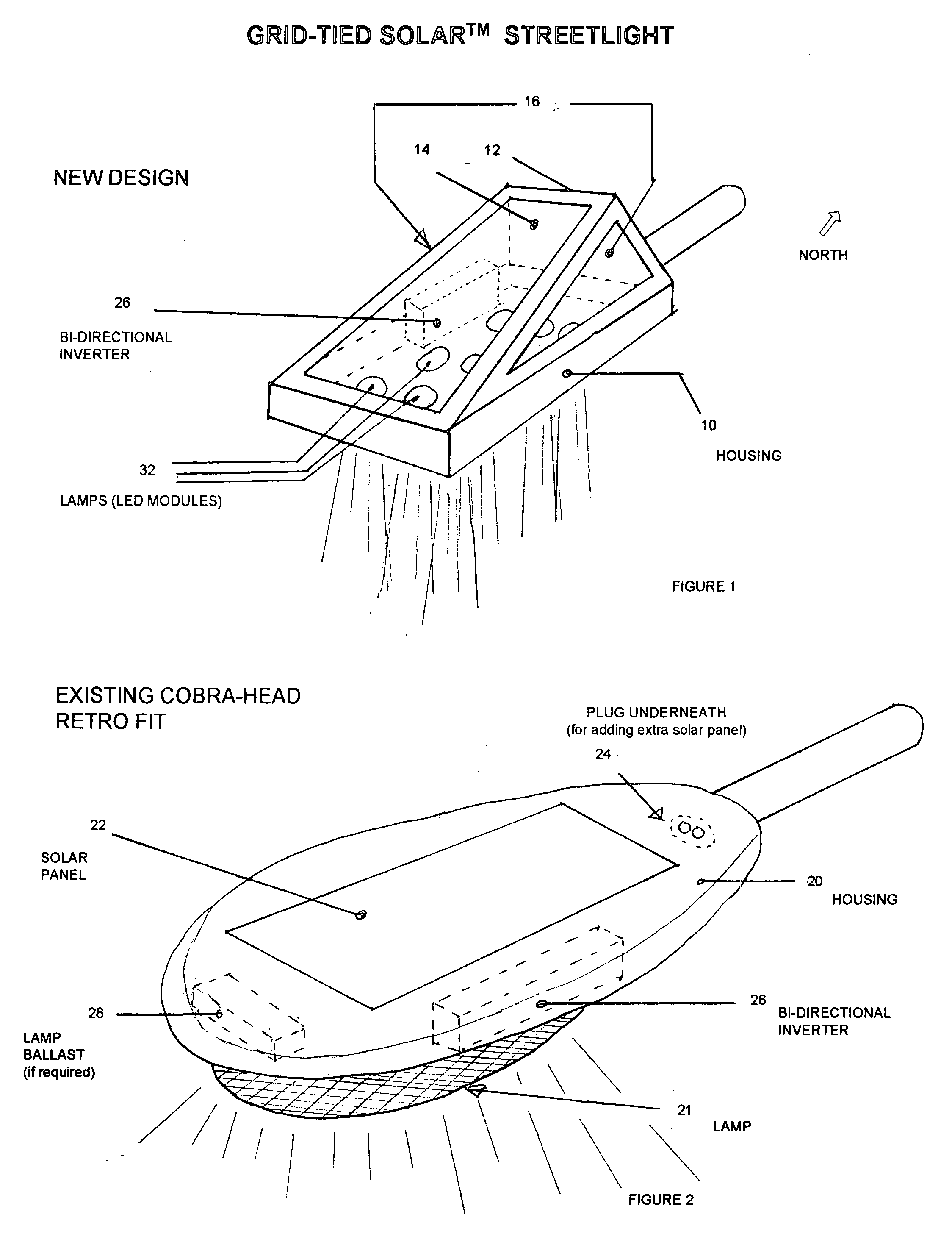 Grid-tied solar™ streetlighting