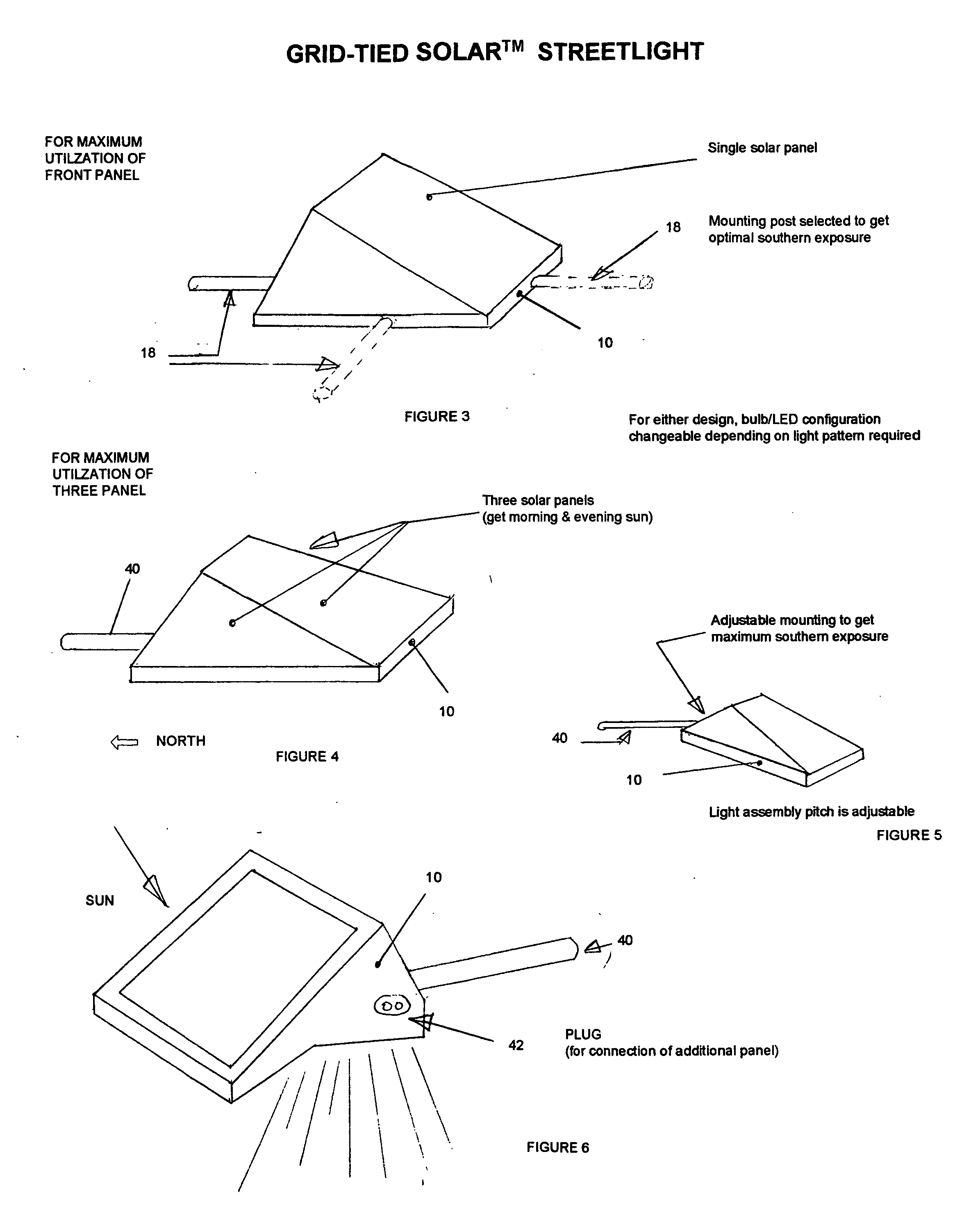 Grid-tied solar™ streetlighting