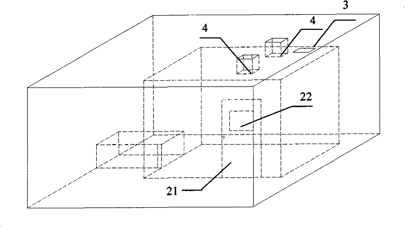 Environmental test chamber and method for obtaining testing environment by using same