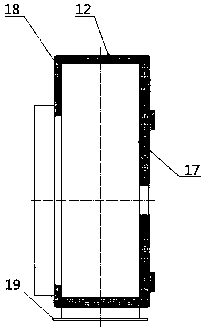 Energy storage motor cooling system fan