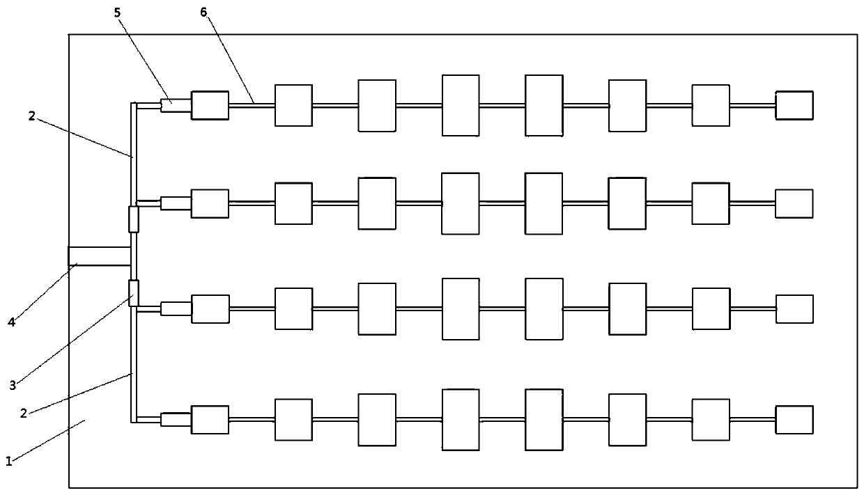 Ka-band standing wave type series-fed microstrip line array antenna, a Ka-band standing wave type series-fed microstrip area array antenna and manufacturing methods thereof