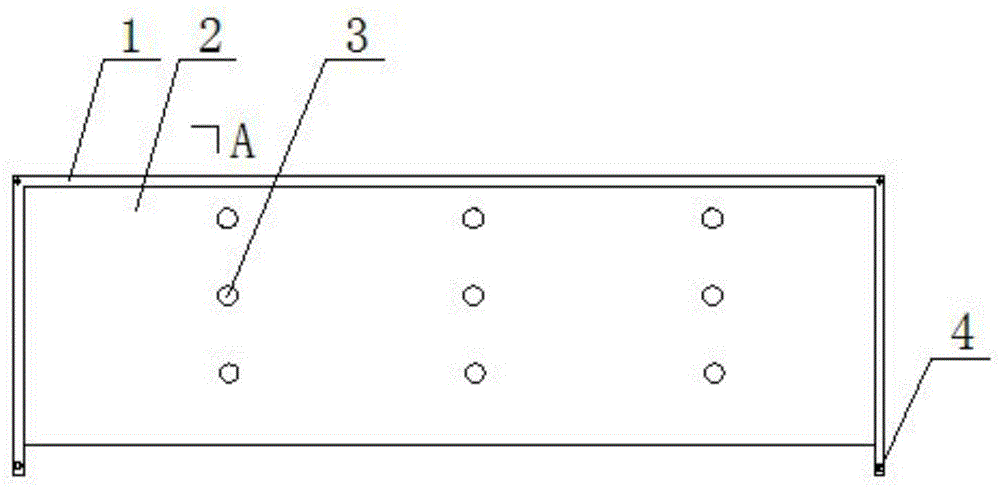 Novel height-adjustable fence for engineering construction