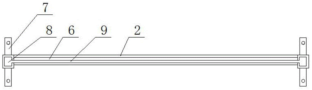 Novel height-adjustable fence for engineering construction