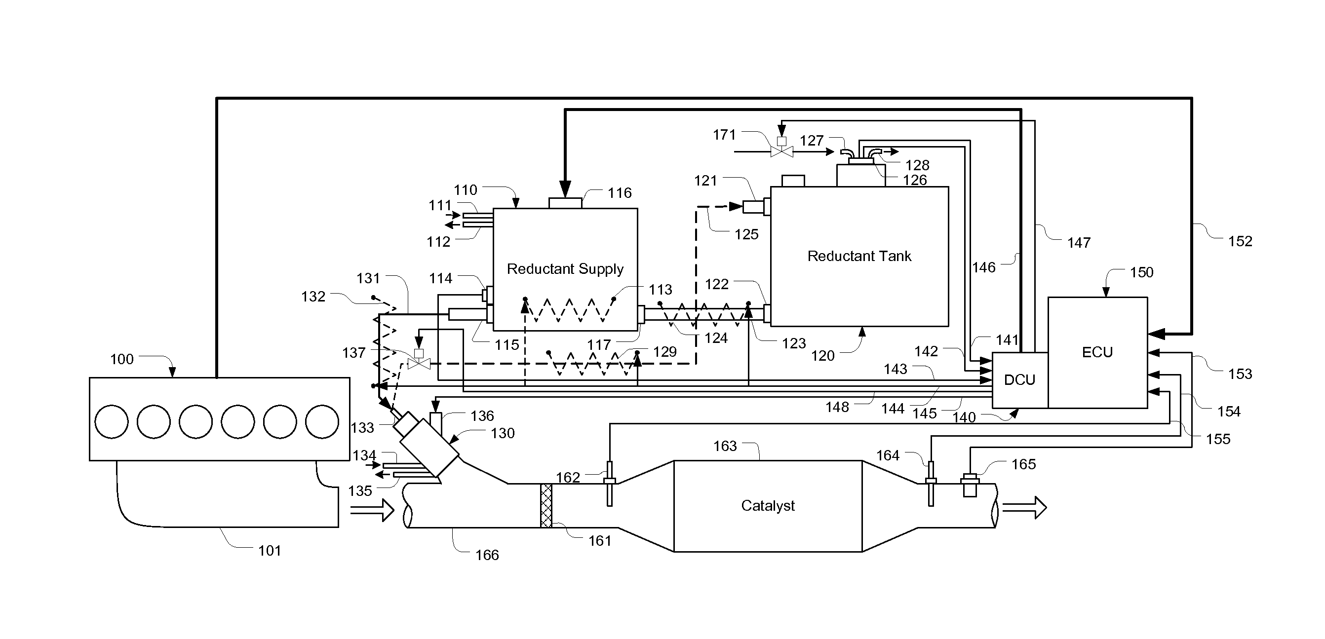 Air driven reductant delivery system