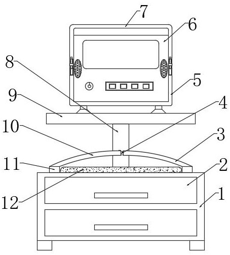 Pediatric examination auxiliary device