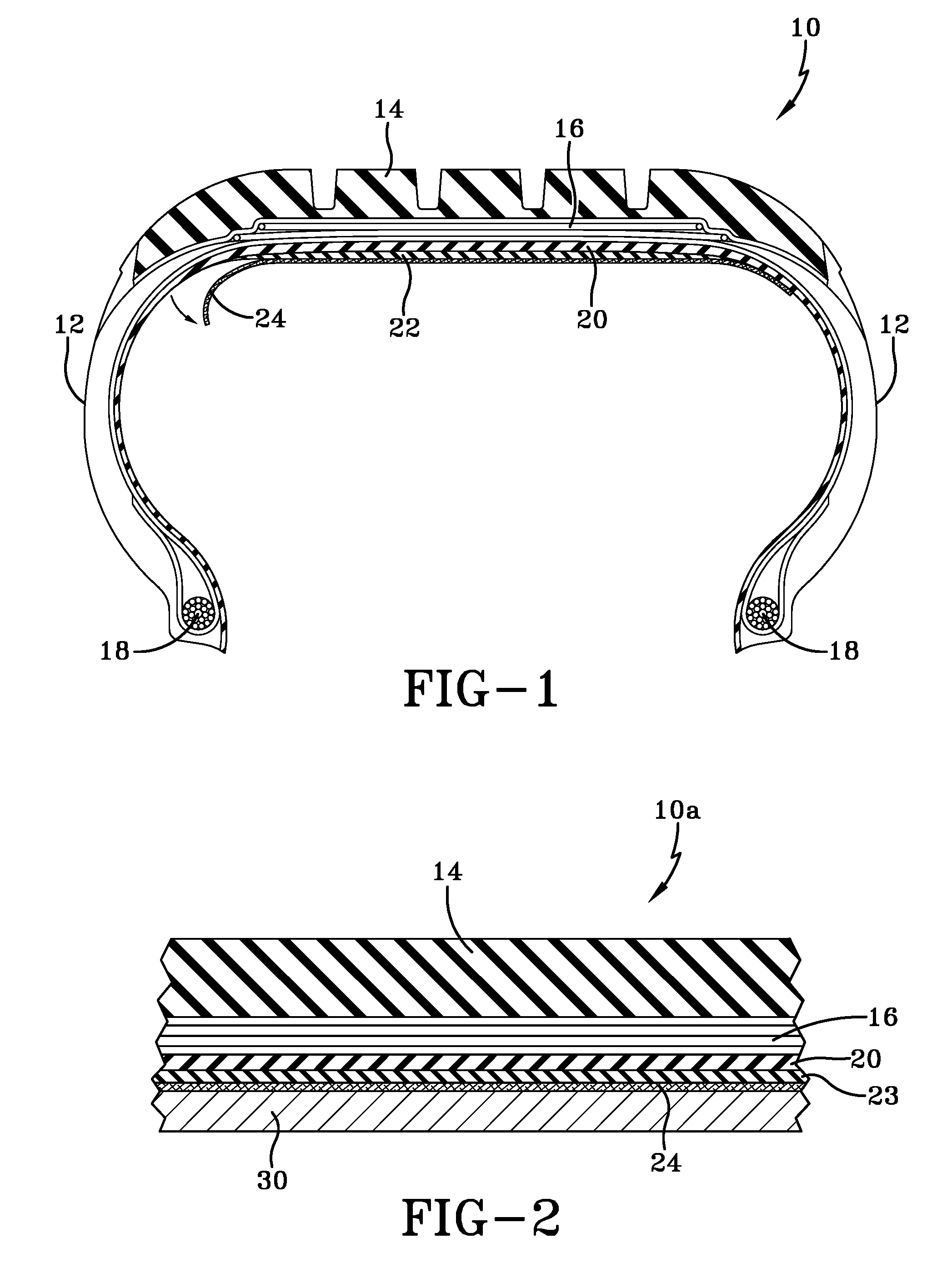 Pneumatic tire having built-in sealant layer and preparation thereof